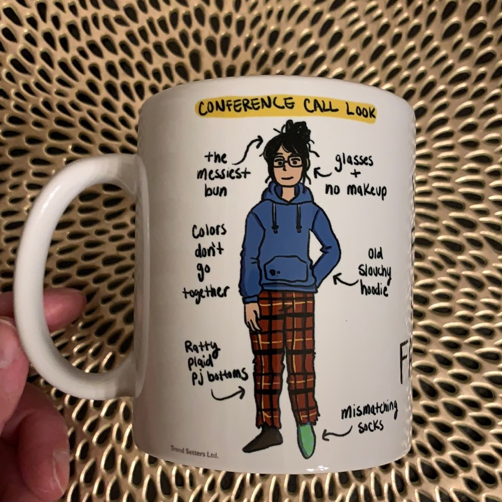 10 oz mug   Work from home humor